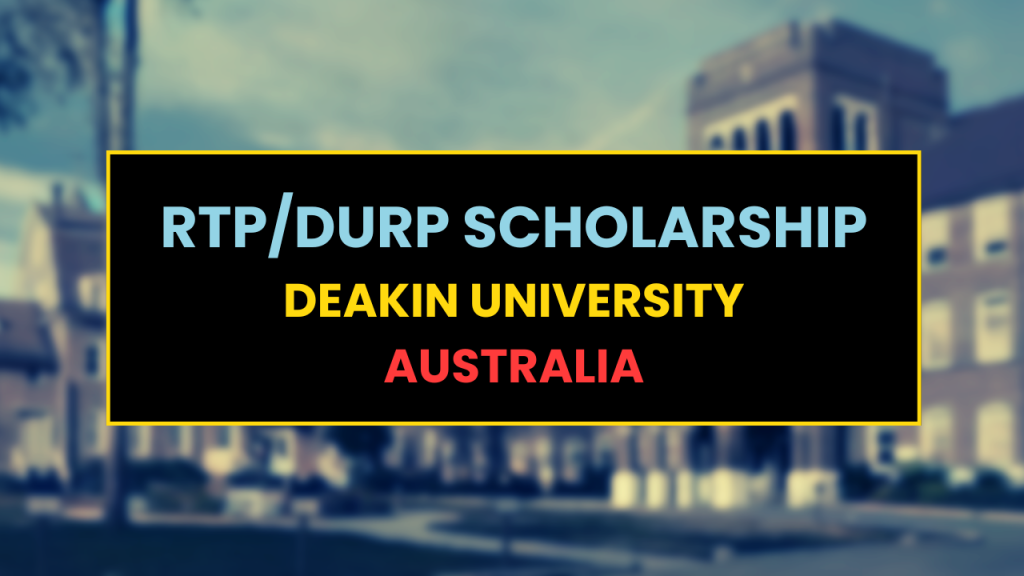 Deakin University Research scholarship