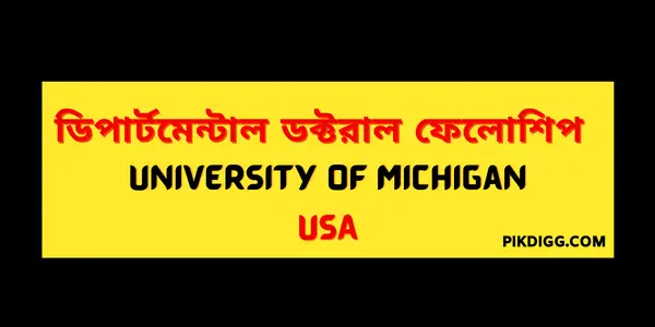 University of Michigan Doctoral Fellowships (updated)
