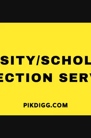 university/scholarship selection service