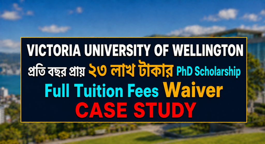 PhD Scholarship at Victoria University of Wellington, New Zealand: A Case Study